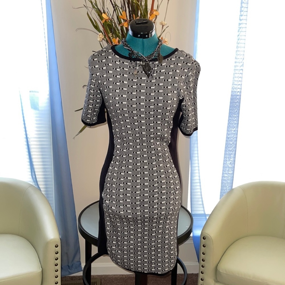 Ronni Nicole| Aztec Print Panel Dress​